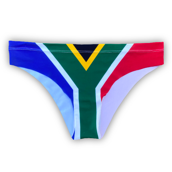 Verscheidenheid Dag code Proudly South African Cheeky Bikini • South African Flag Underwear • ULU  Underwear